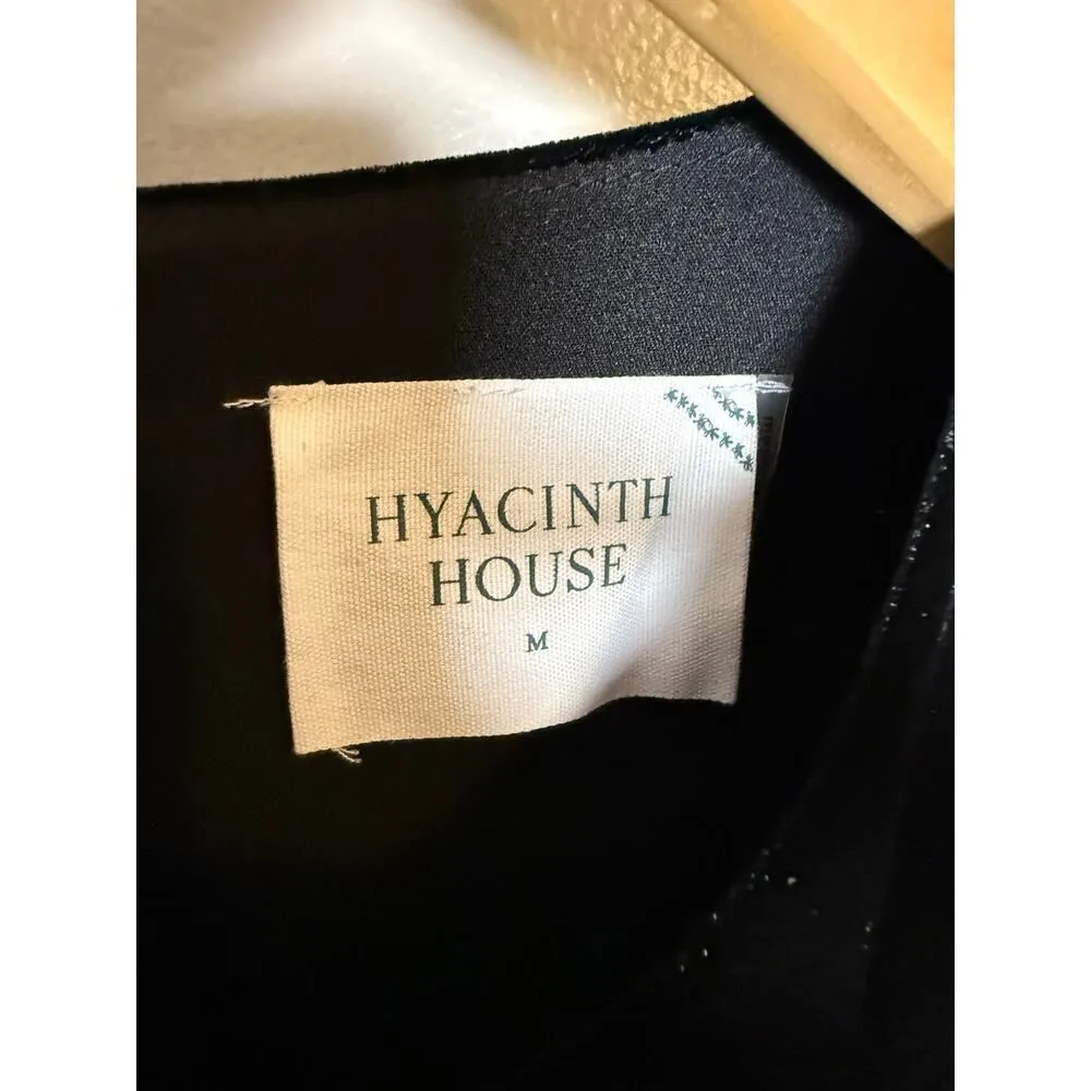 Tuckernuck Hyacinth House Jules Velvet Midi Dress – Women’s Size M Black Size M - Image 5