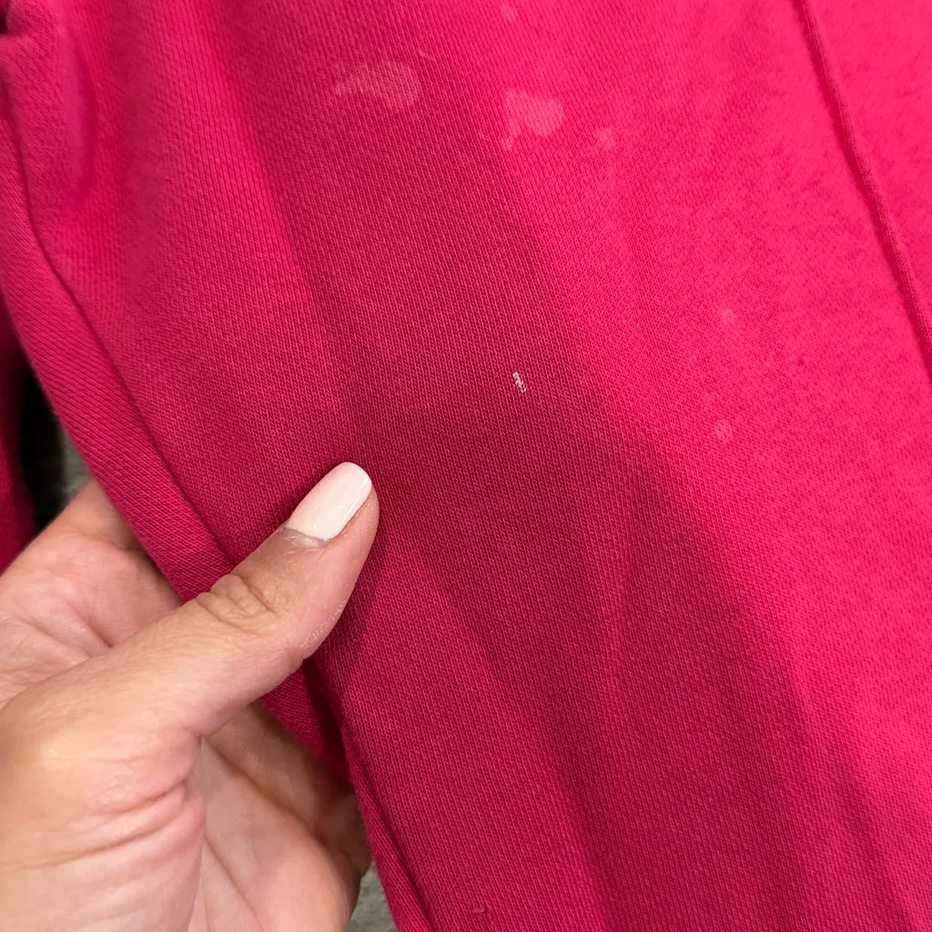 Nike power in purpose bleach dye Red Track Pants with Floral Design - Image 12