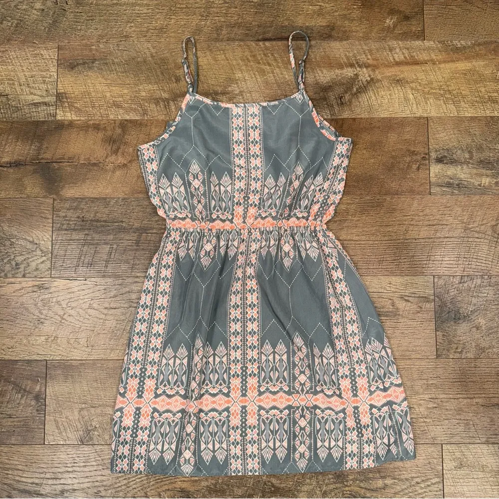 Olive & Oak Ruffle Neck Adjustable Strap Dress - Image 13