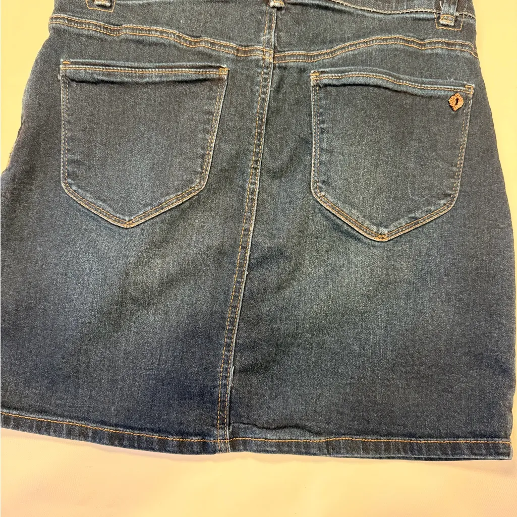 Democracy Indigo Denim Midi Skirt - Image 9