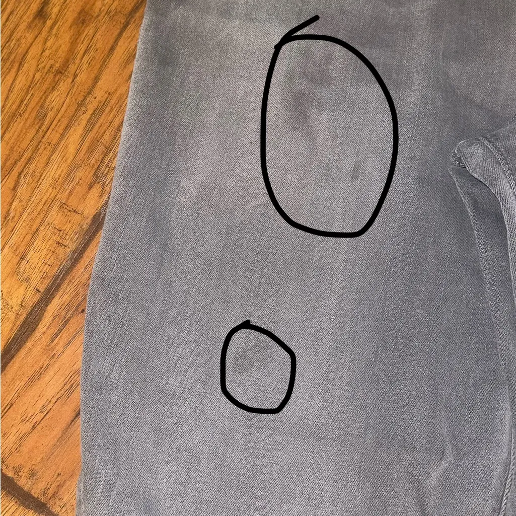 Buffalo David Bitton Charcoal stretch Skinny Jeans womans size 14 34 - Image 8