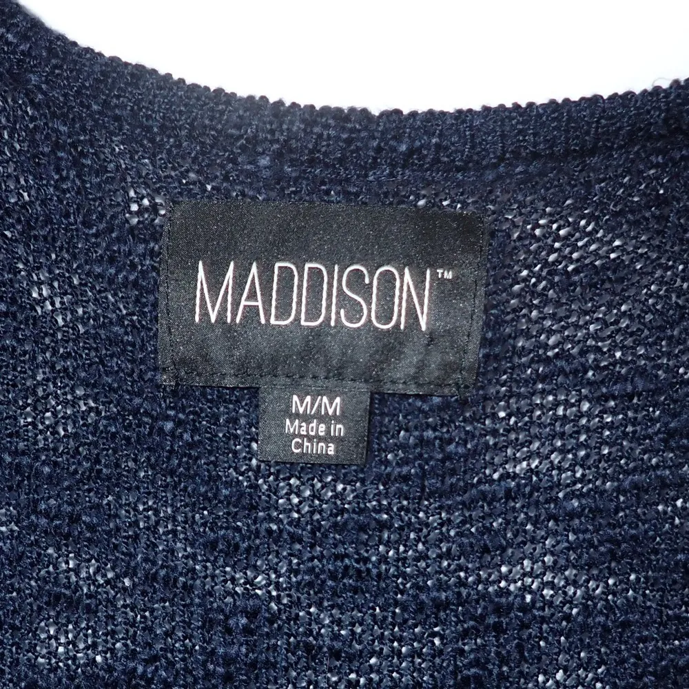 Maddison Navy Sweater Vest Size M Blue Size M - Image 3