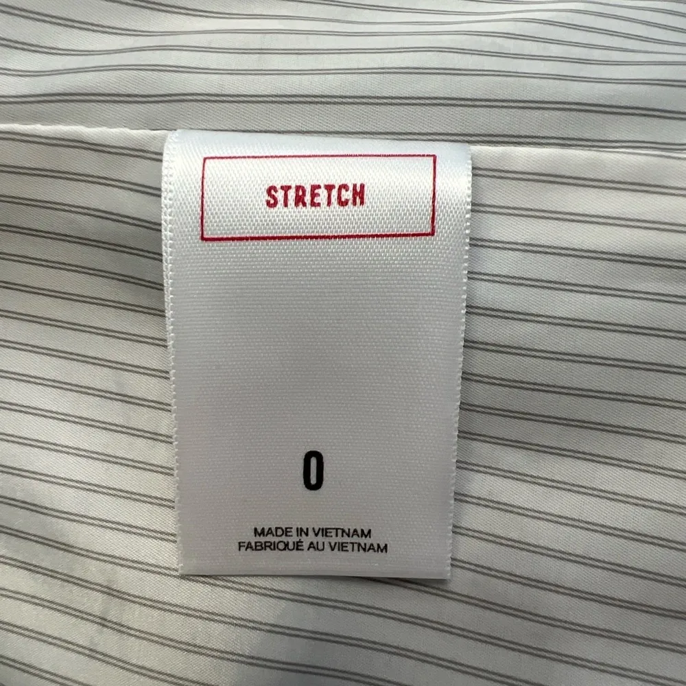 Express Single Button Gray Crop Blazer Office Career - Image 7