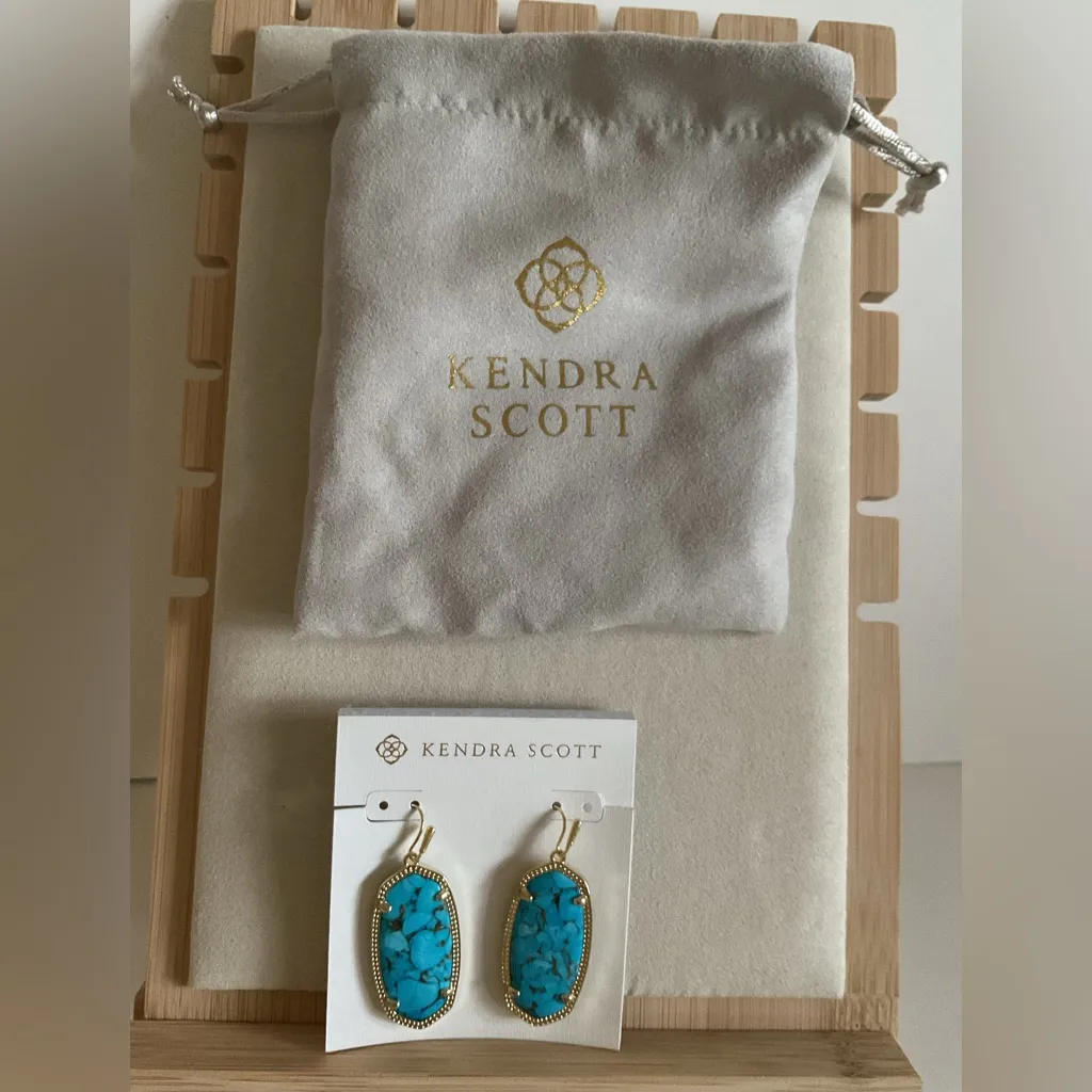 Kendra Scott Dani Turquoise Earrings - Image 2