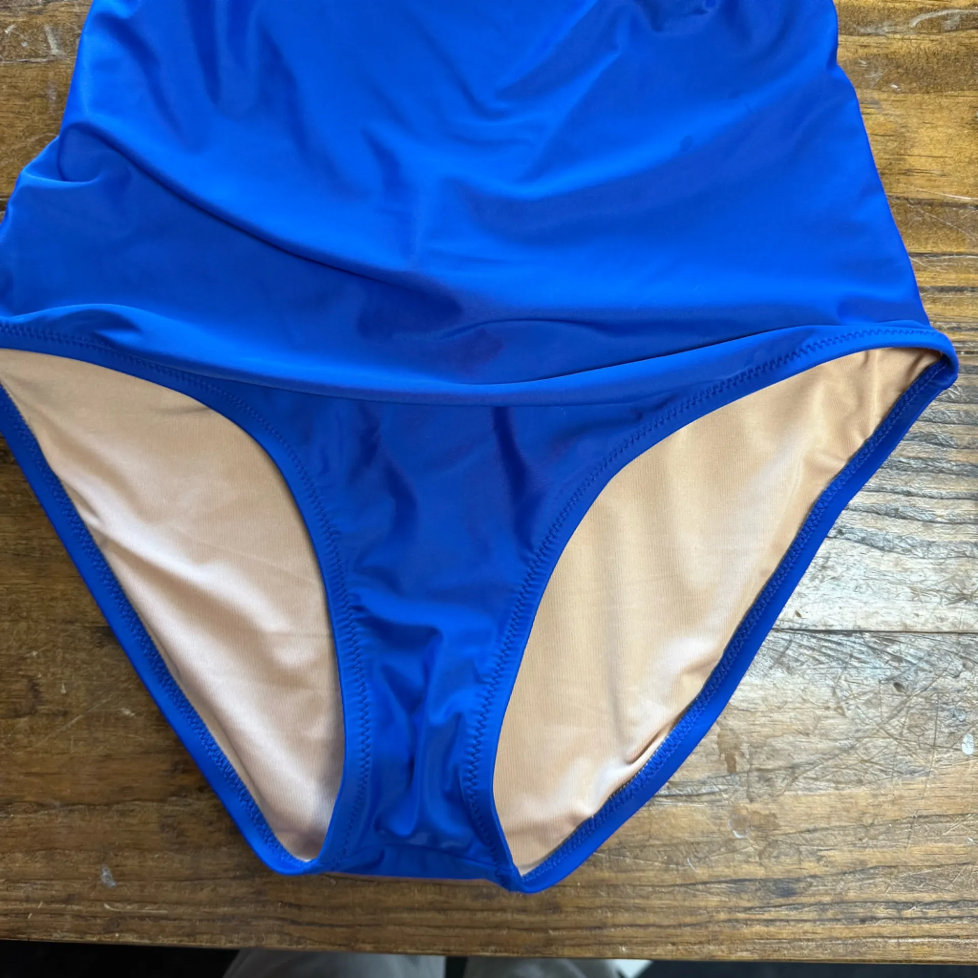 NWT J Crew Blue One-Piece Swimsuit - Image 3