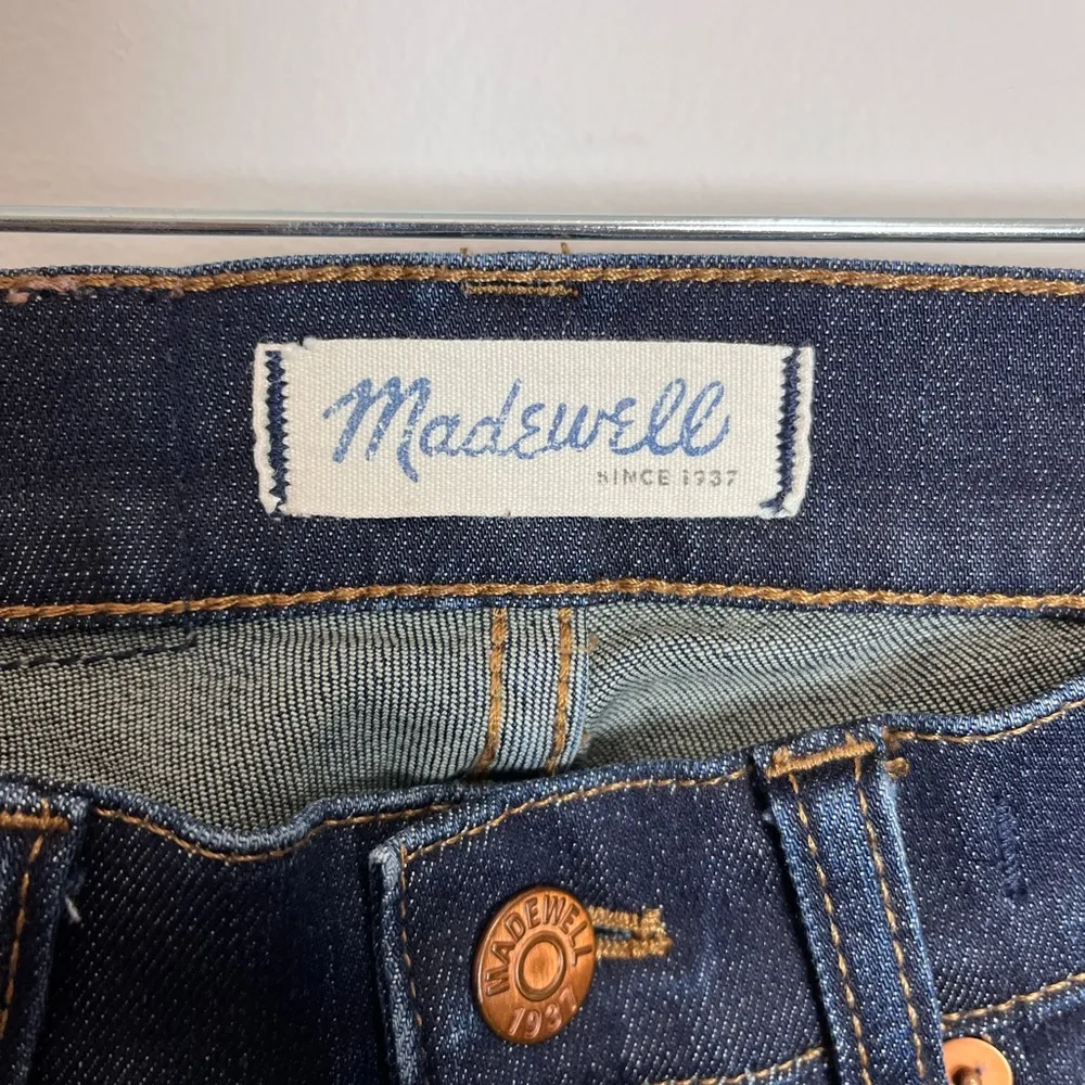 MADEWELL Skinny Denim Jeans Women’s Pants Dark Wash Sz 24x29 NWOT - Image 3