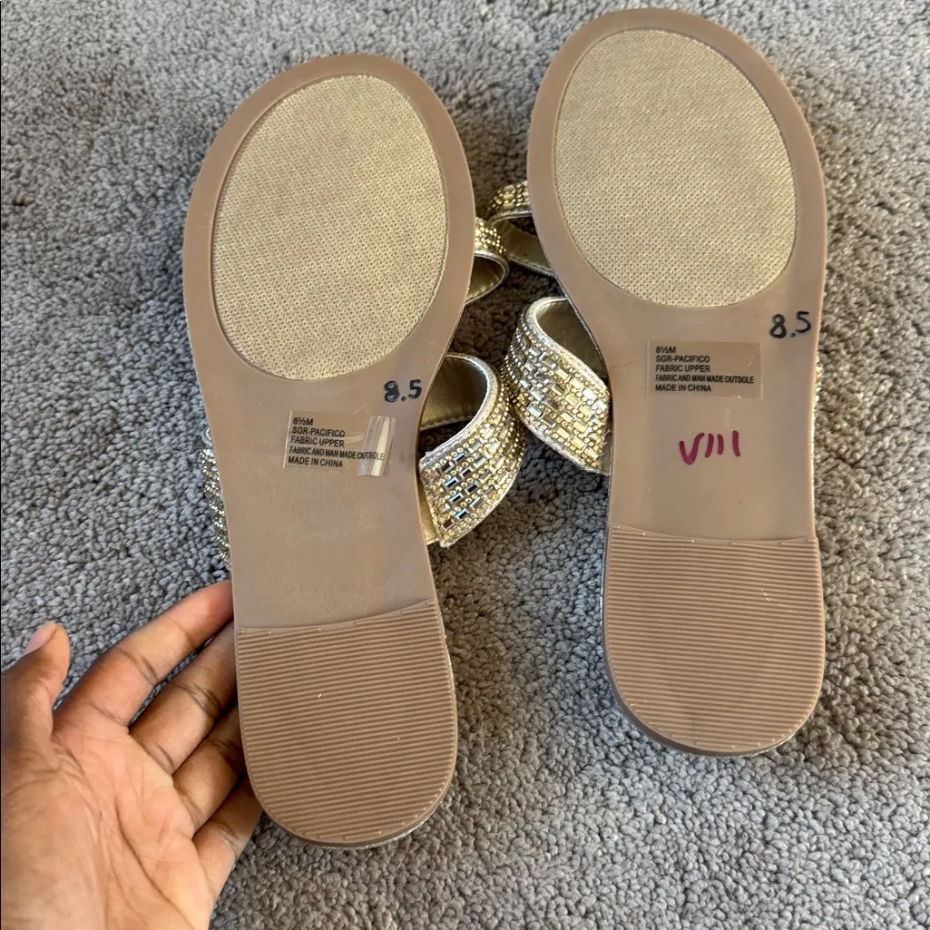 Sugar Pacifico Gold Toe Sandals SIZE 8.5M - Image 4