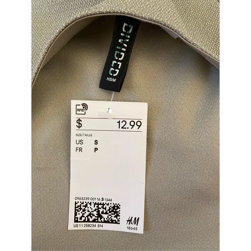 Nwt Divided Metallic Mini Dress Formal Party Clubwear Rave - Image 6