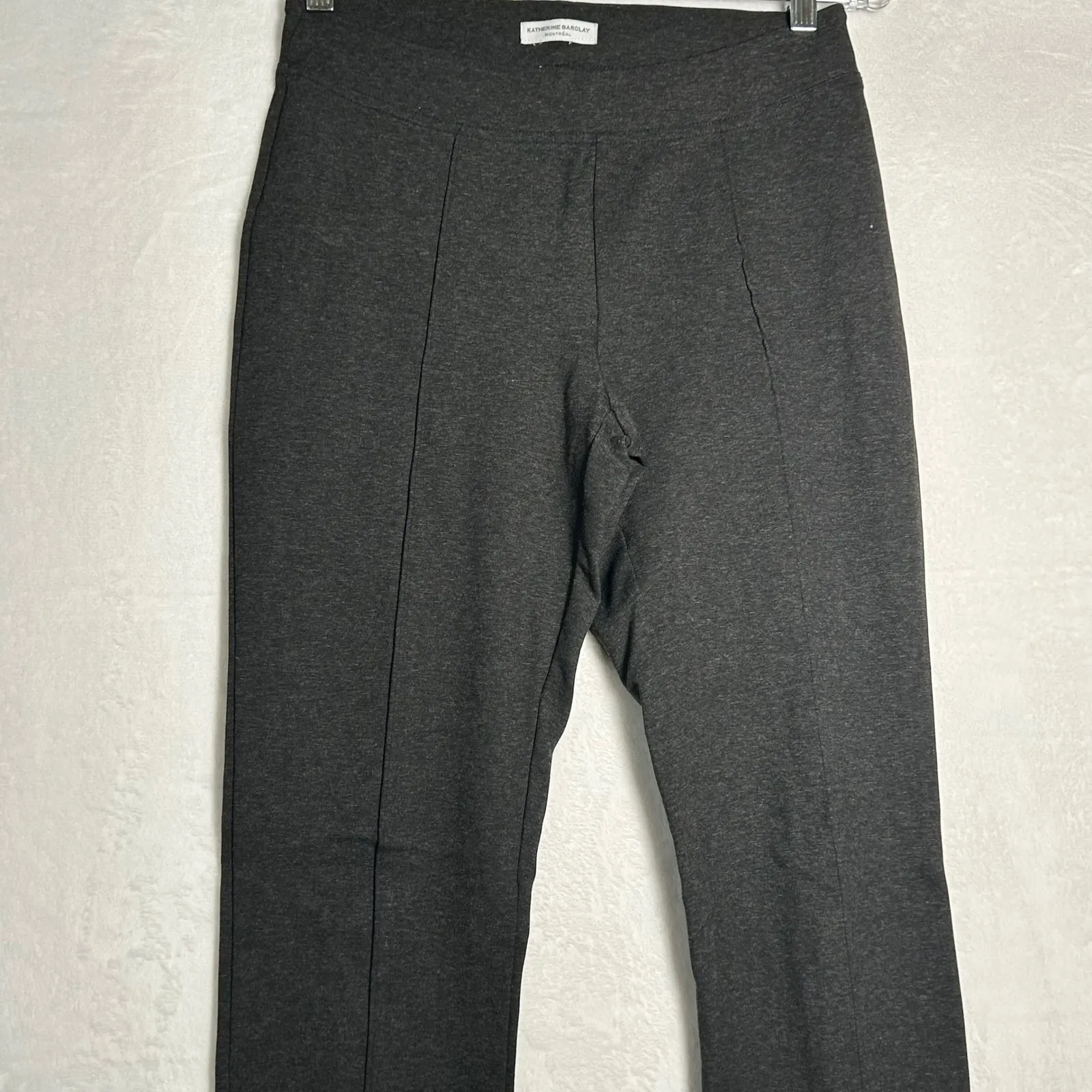 KATHERINE BARCLAY MONTREAL Women's Charcoal Gray Stretch Pants Size Small - Image 6