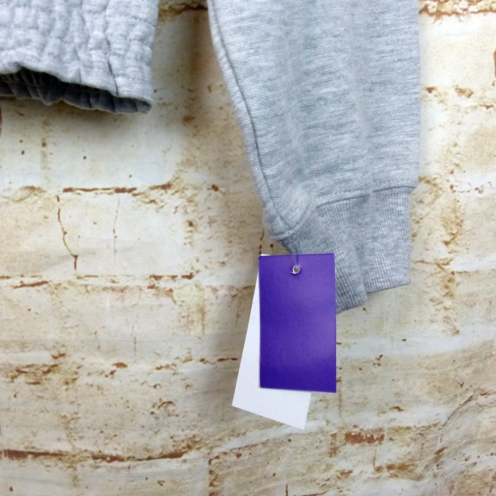 Disney Alice in Wonderland Sweatshirt Women L Gray Floral Graphic Crew Pullover - Image 5