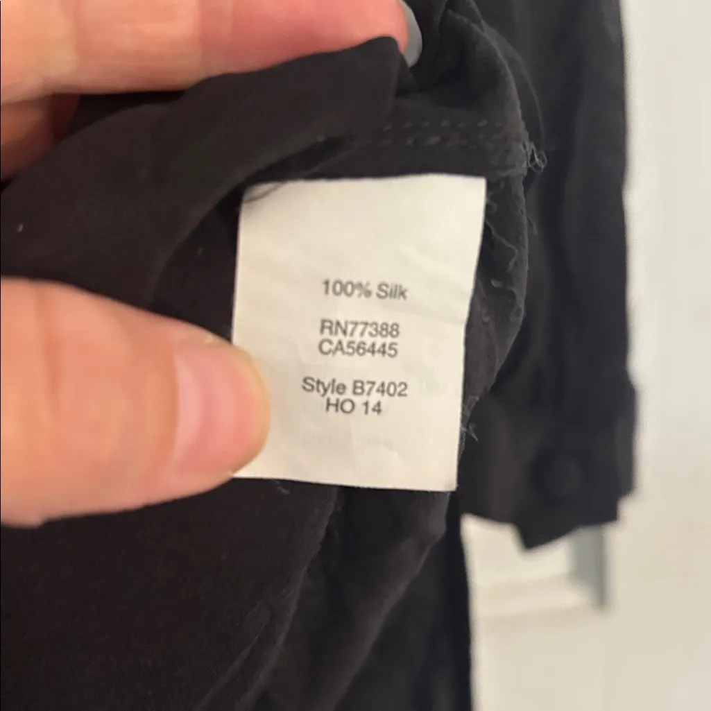 Madewell Black Women's Silk Tunic - Image 3