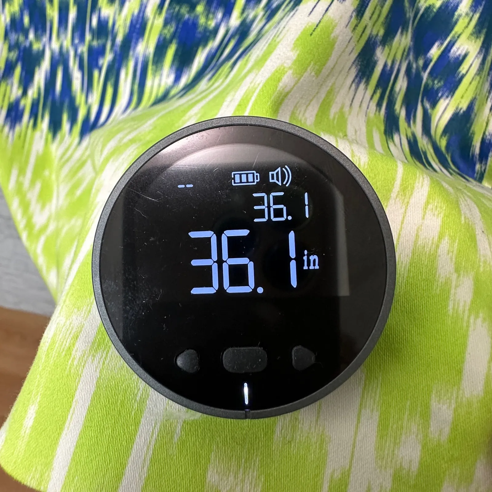 Adrianna Papell Dress Women 12 Sheath Neon Yellow Navy Ikat Print‎ Summer Party - Image 8