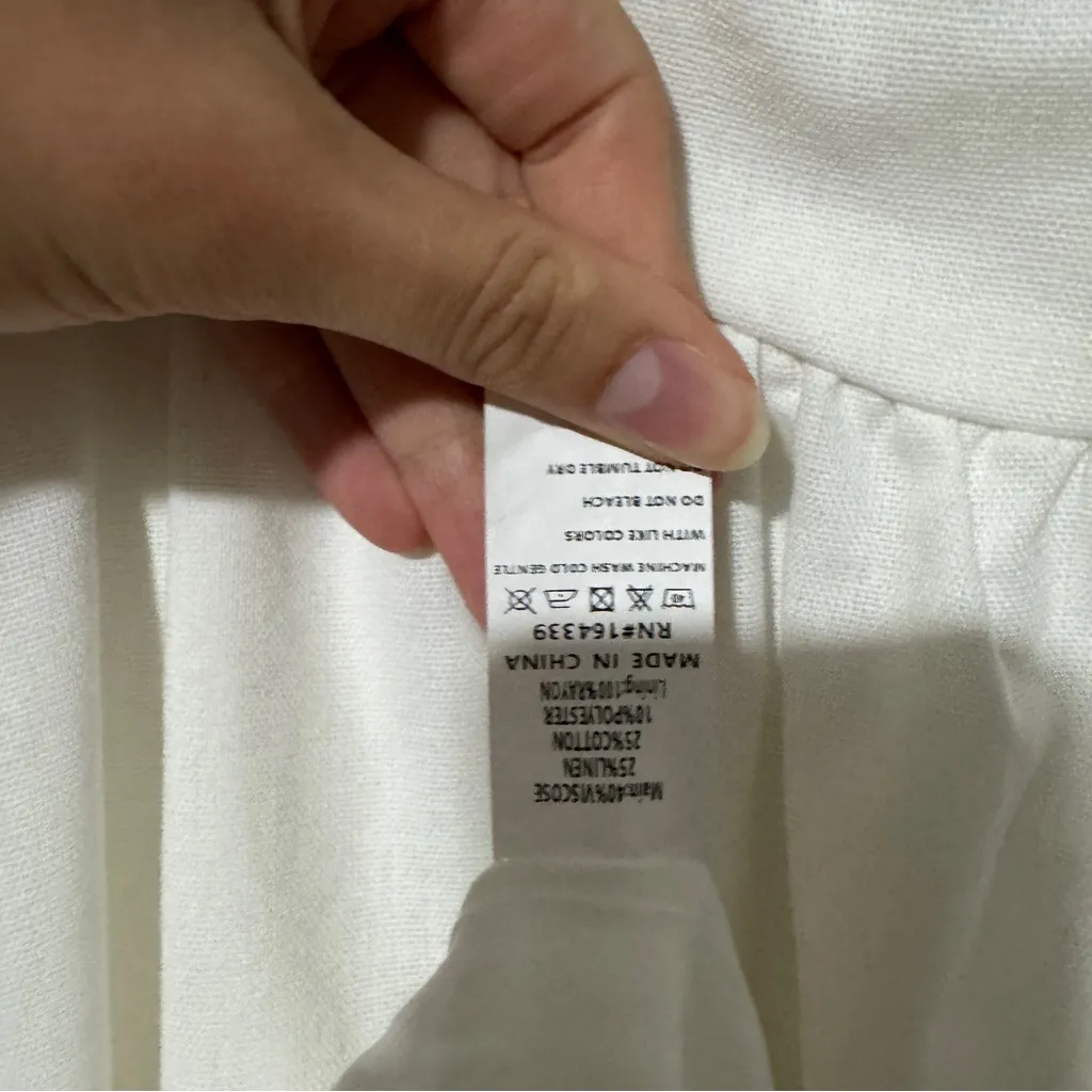 Petal & Pup Womens White Kinslee Midi Dress Romantic corset size M - Image 5