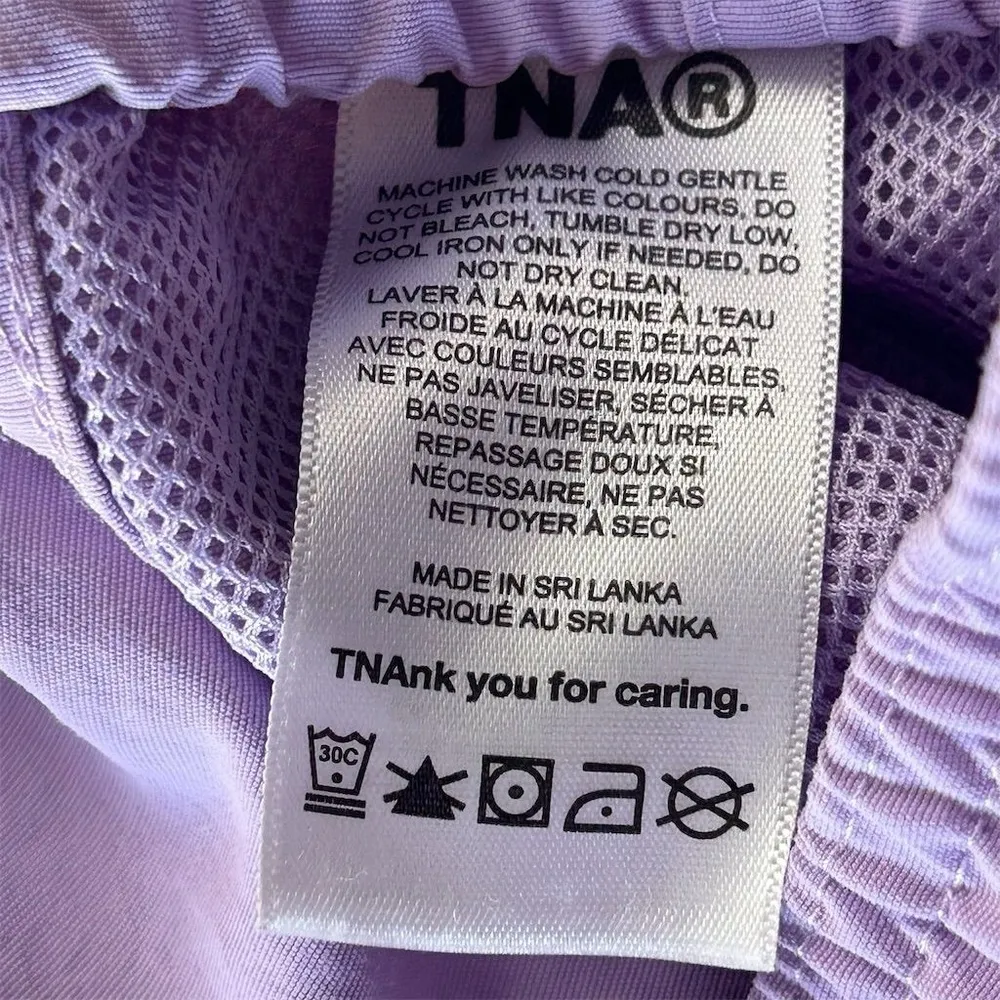 TNA Women's Sawyer Pant Size L Lavender Purple High Rise Casual Size L - Image 9