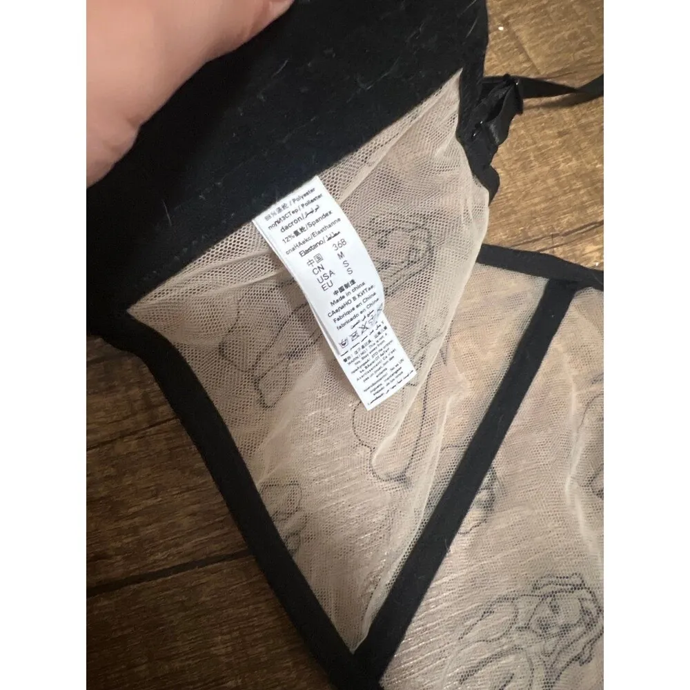 Figure pattern padded corset top - Image 2