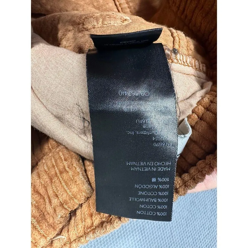 BDG Urban Outfitters Rust Corduroy A-Wide Flare Pants Size 0 - Image 8