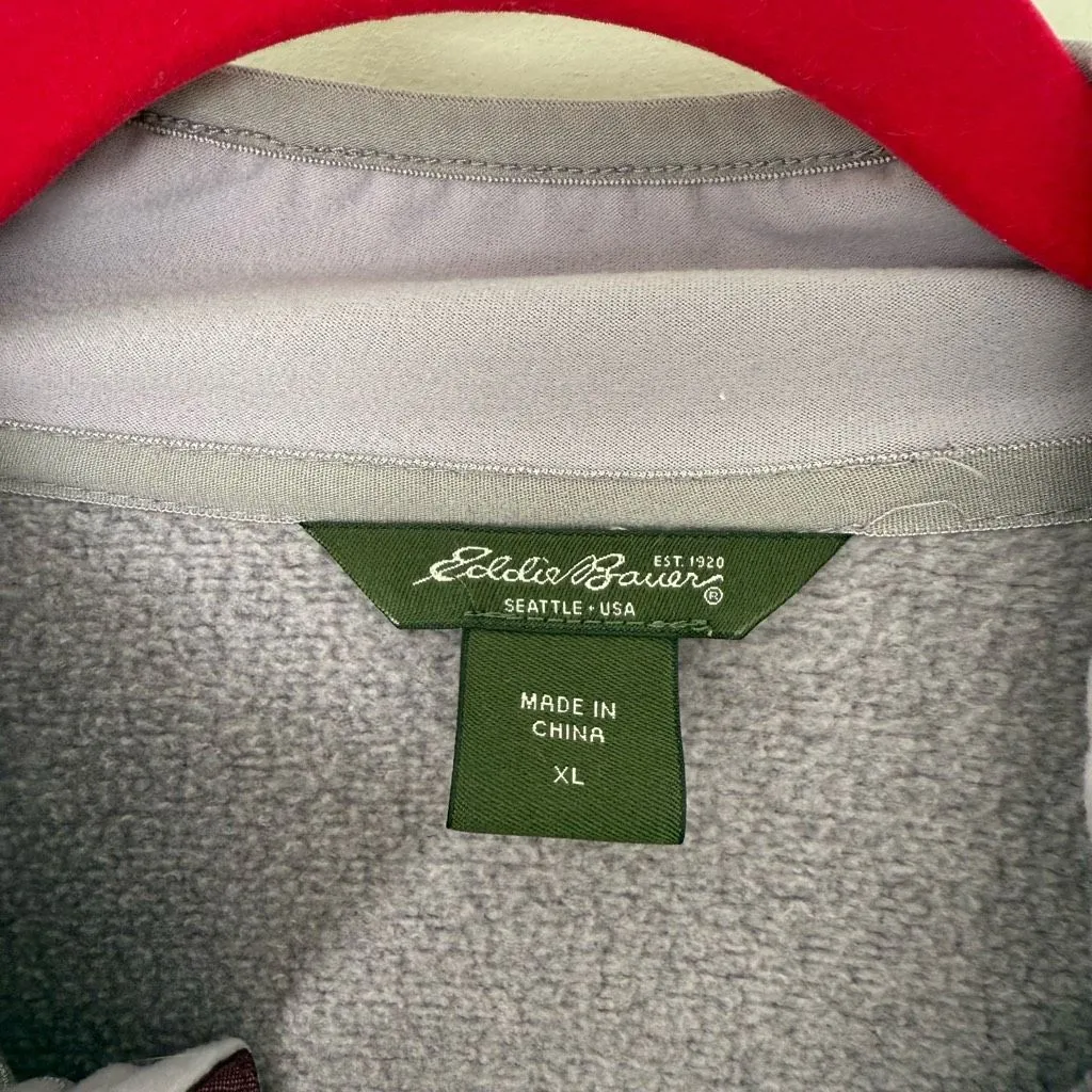 Eddie Bauer Women’s Extra Large Purple Full Zip Jacket Fleece - Image 2