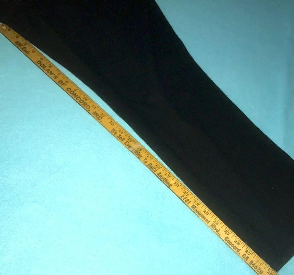 ST. JOHN’S BAY straight leg black mid-rise stretchy jeans NEW Condition size 24W - Image 6