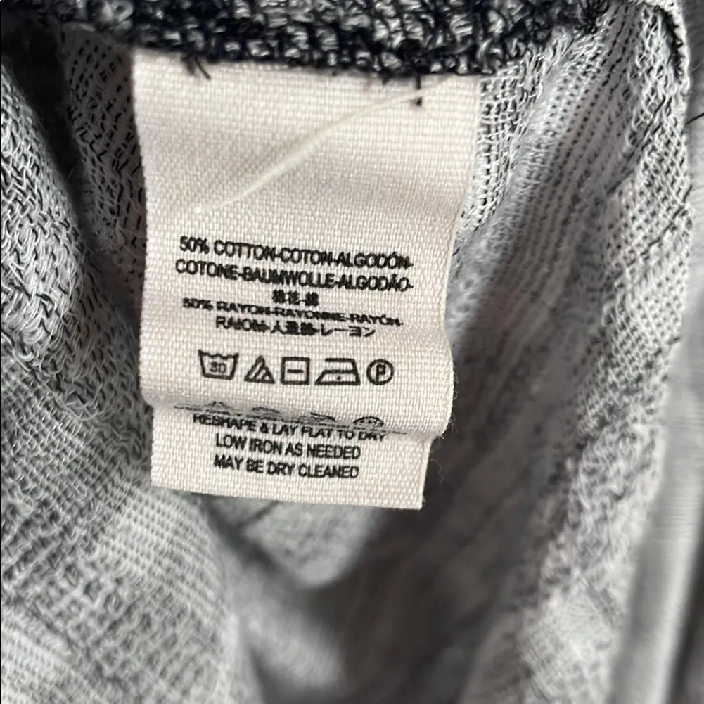 Free People Preppy Light Gray Button-Down Shirt - Image 6