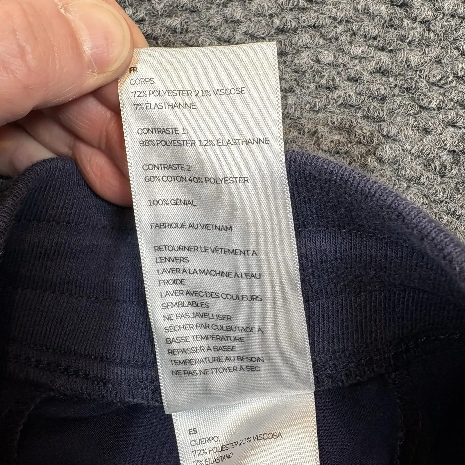 FIGS Womens Scrub Pants L/T Blue Kade Cargo Basic Classic Straight Yoga - Image 8