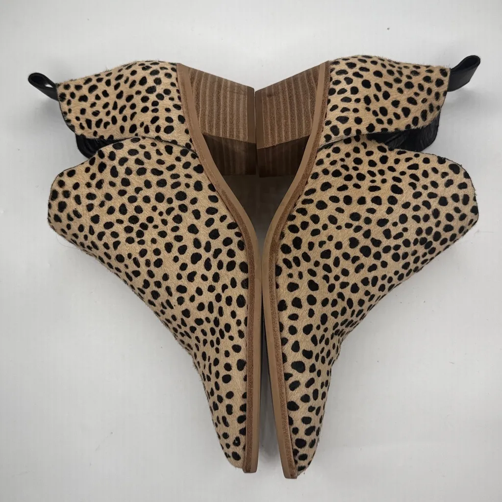 Dolce Vita Santo II Animal Print Heel Booties Boots S-462 Sz 8 - Image 5