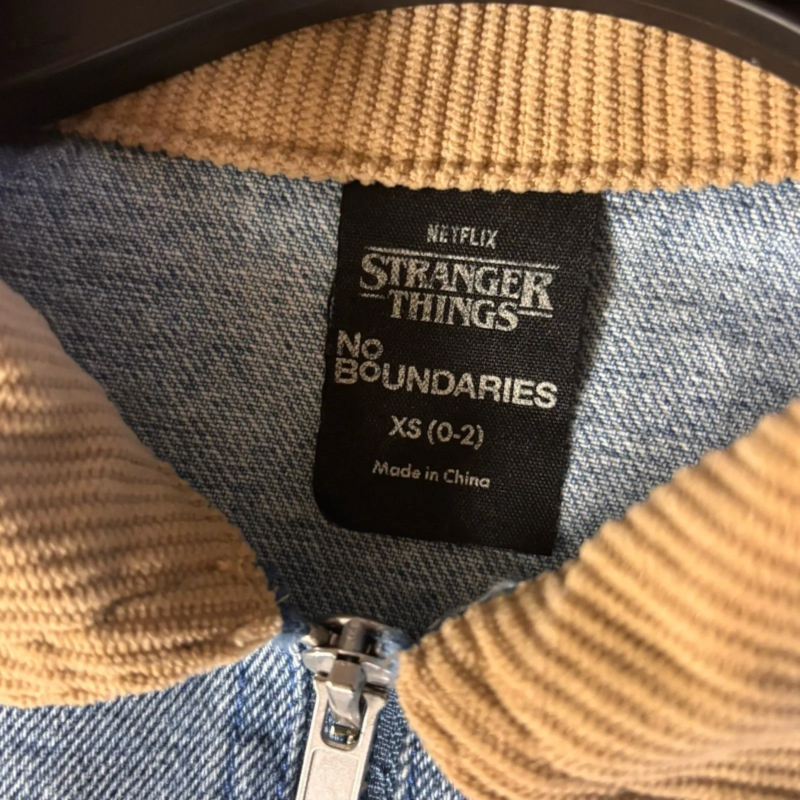 Netflix Official Stranger Things Billy Hargrove  Denim Jacket Women's Size XS - Image 5