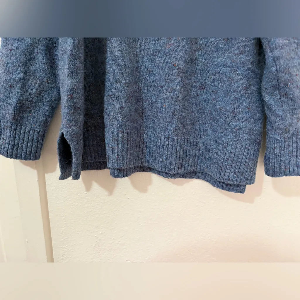 Well Worn Women’s Size XL  Sweater, Blue knit long sleeve neck round - Image 7