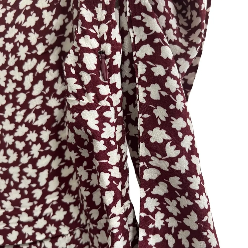 NEW NWT RIXO Hattie Floral Printed Square Neck Midi Dress - Image 8