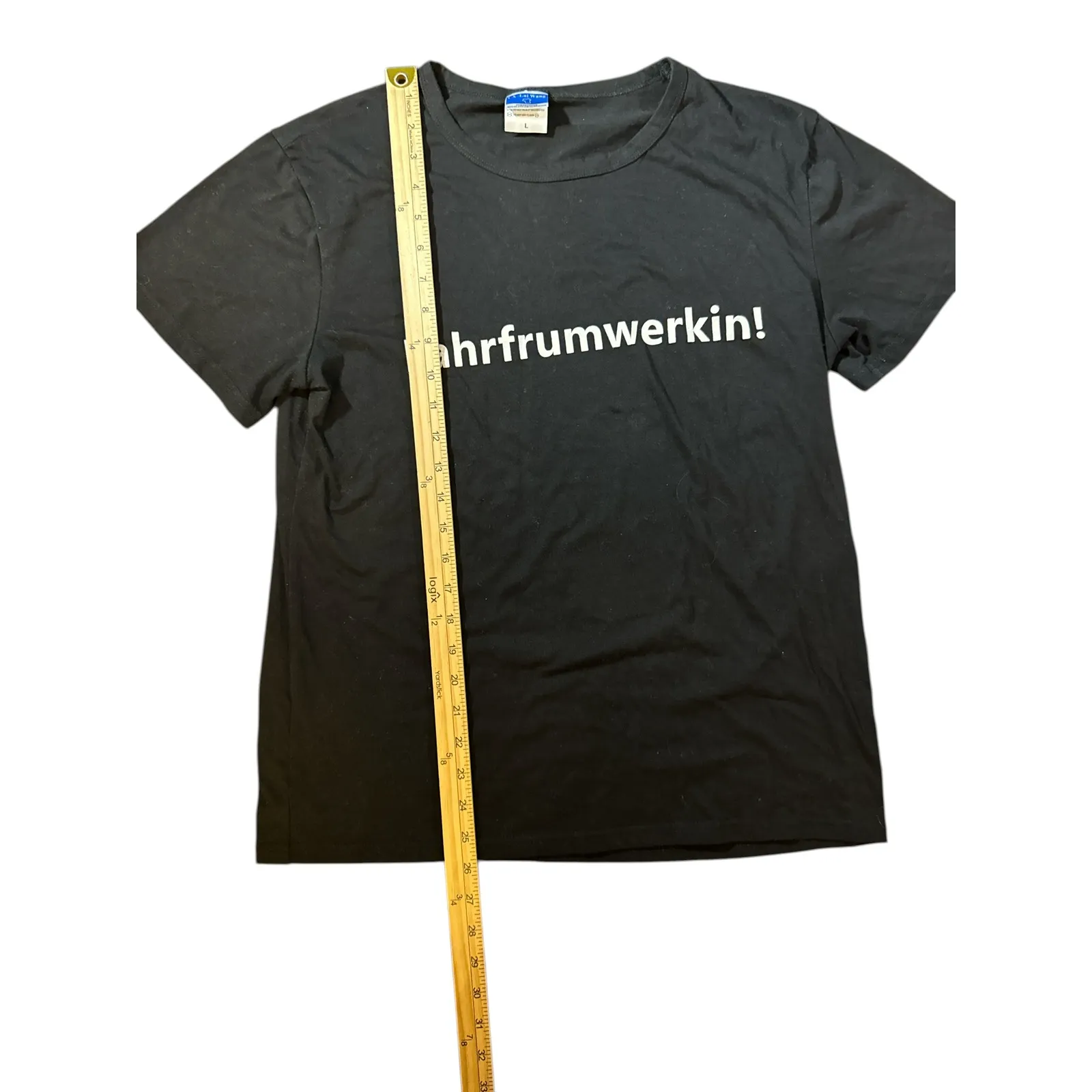 CX Lai Wang Black Fahrfimumwerkin Graphic T Shirt Size L Size L - Image 3