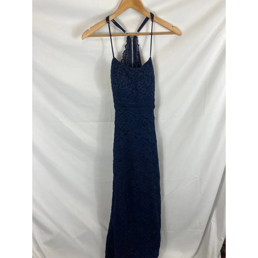 NWT Love Nickie Lew LNL Shimmer Lace Evening Dress size Small - Image 4