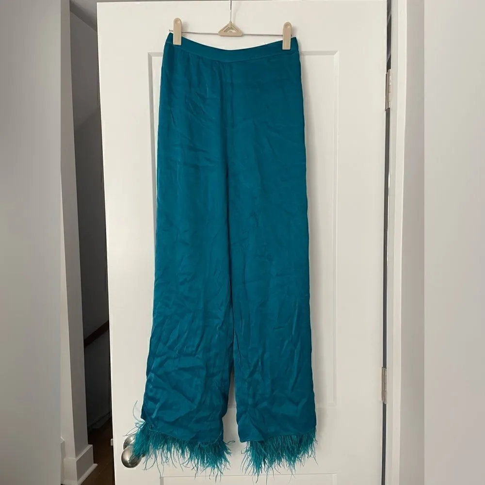 Lovers and Friends Trish Pant in Deep Cyan - Image 3