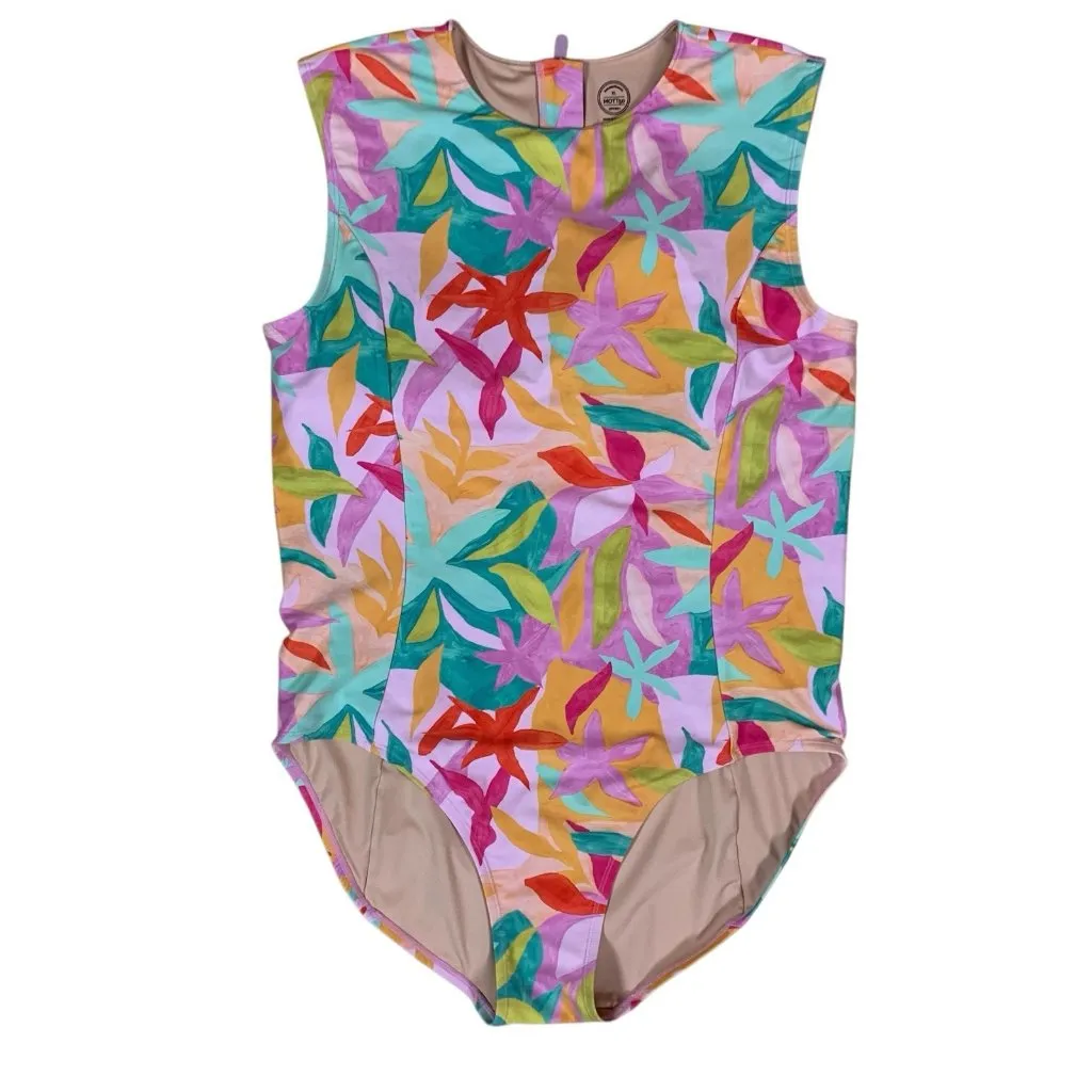 Mott50 Michaela Swimsuit XL Colorful One Piece UPF50 Plus Modest Sun Protection - Image 2