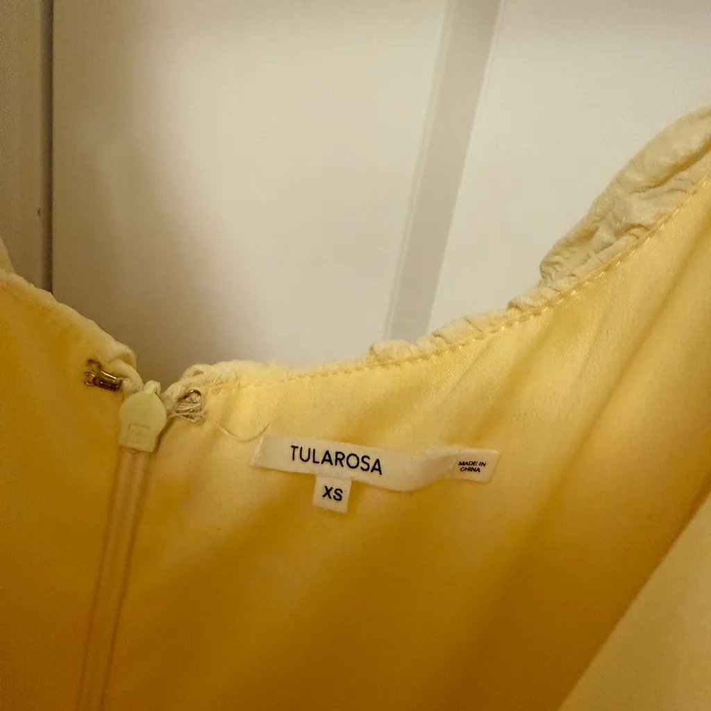 Tularosa Sunny Yellow Dress - Image 2