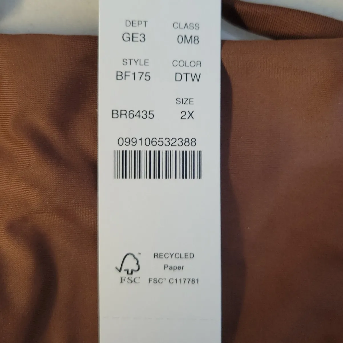 NWT J.Crew O-Ring‎ Tie Shoulder Bikini Top Vacation Summer Beach Plus Size 2X - Image 3