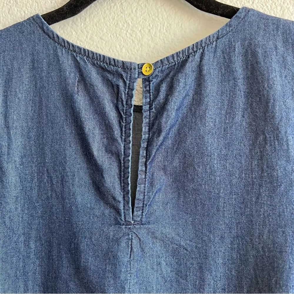 The Limited Sleeveless High-Low Denim Cotton - Image 7