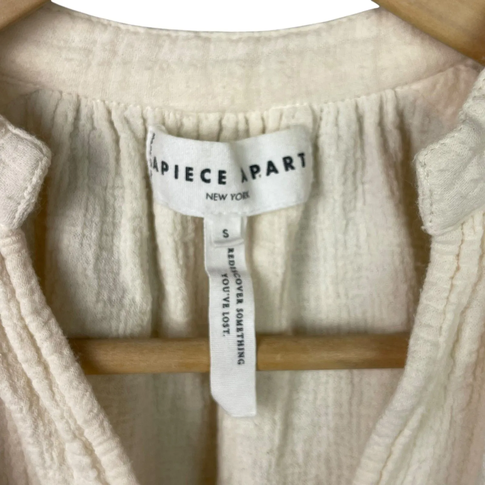 Apiece Apart Organic Cotton Blouse - Image 10