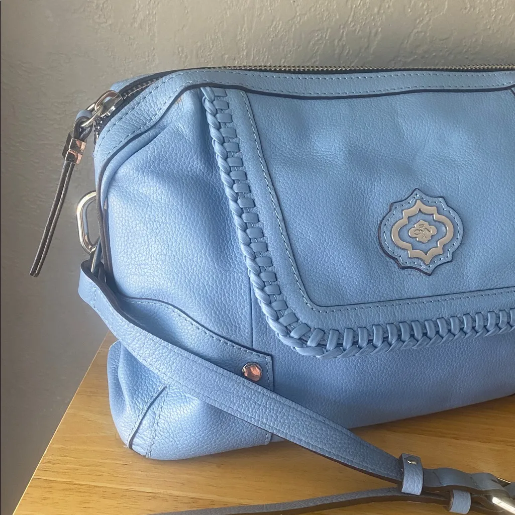 Vintage Oryany leather crossbody excellent Blue - Image 3