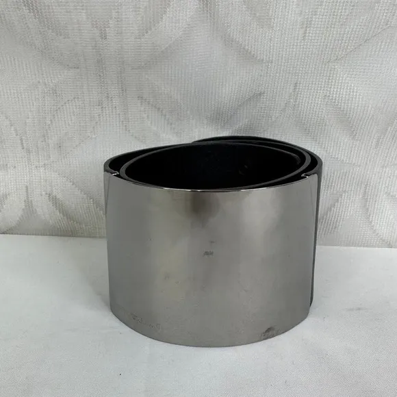 Emporio Armani Women YEWH37‎ Cuffed Wide Leather Belt Size 38 $895 - Image 12