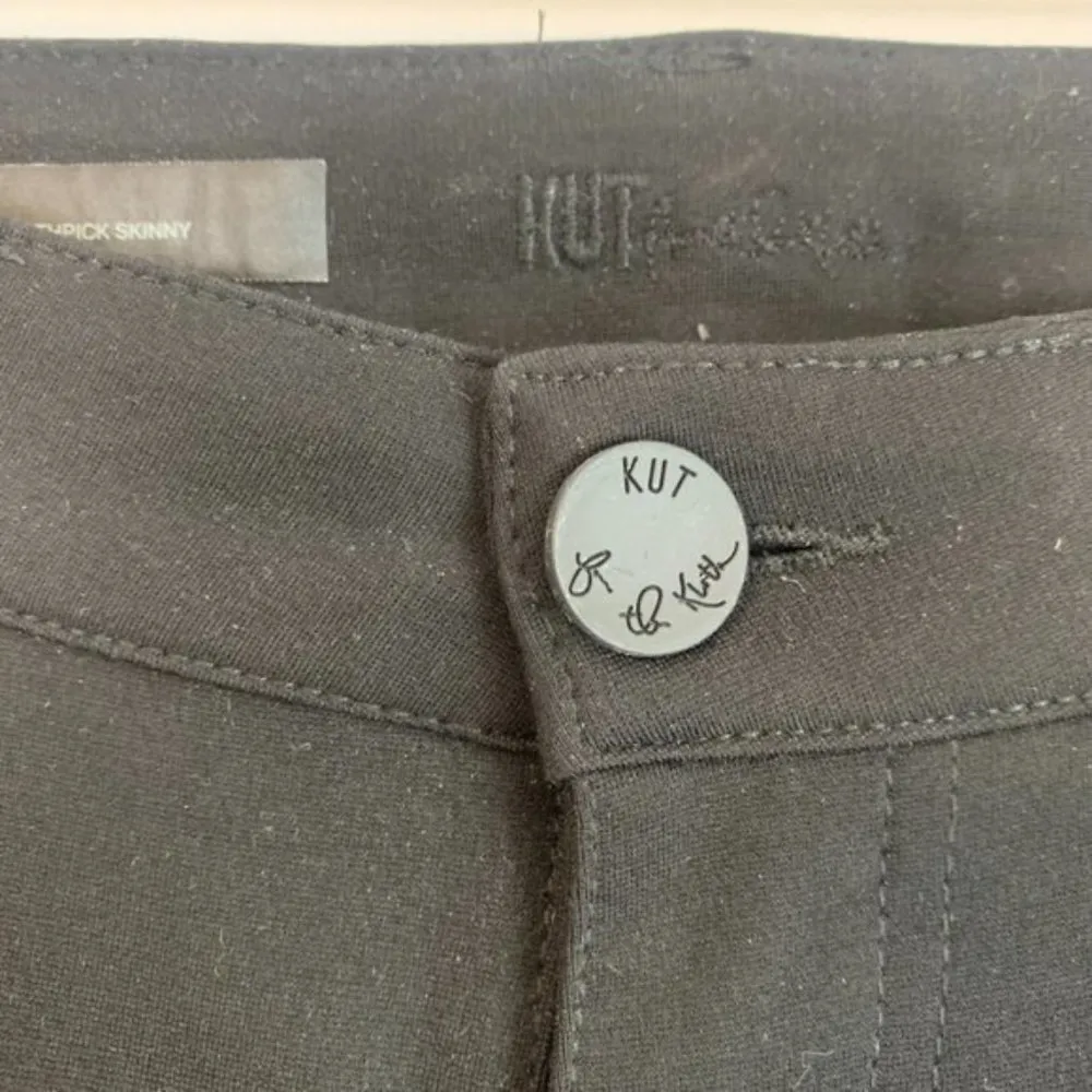 Kut from The Kloth Black Mia Toothpick Skinny Pants - Image 11