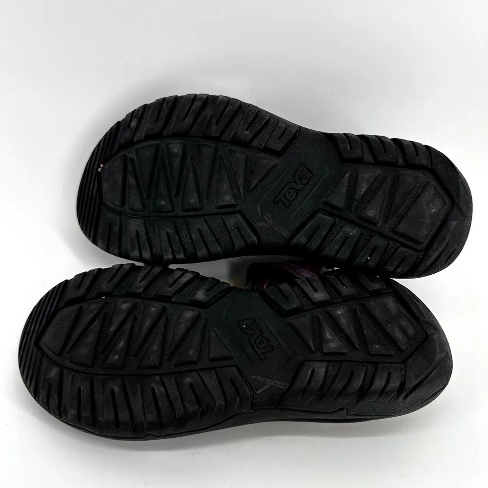 Teva Hurricane XLT 2 Sporty Sandal Adjustable Printed Strap Outdoor Pink Black 8 - Image 7