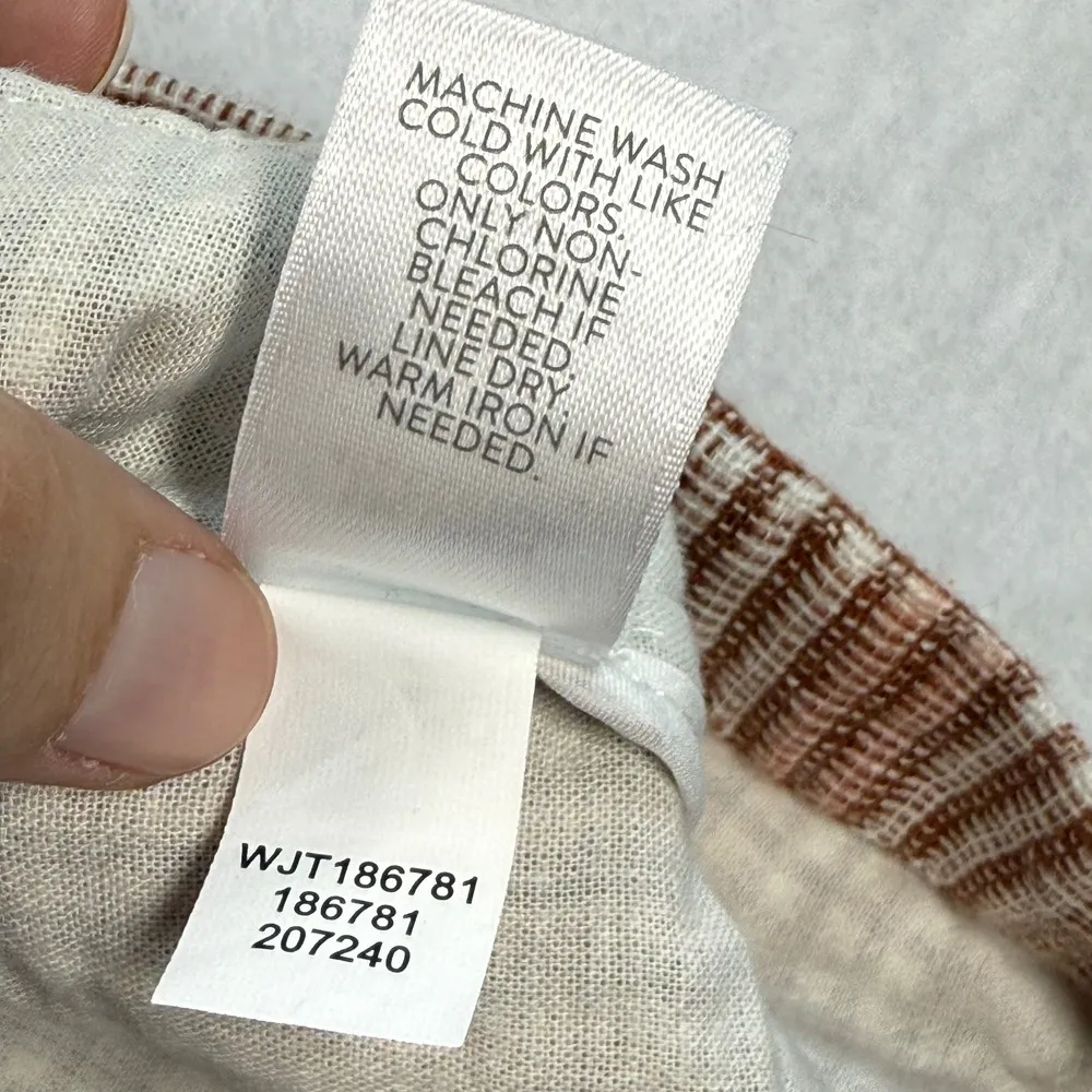 J.Jill Harper Relaxed Plaid Linen Blend Blazer Jacket Brown Career Casual Size M Size M - Image 7