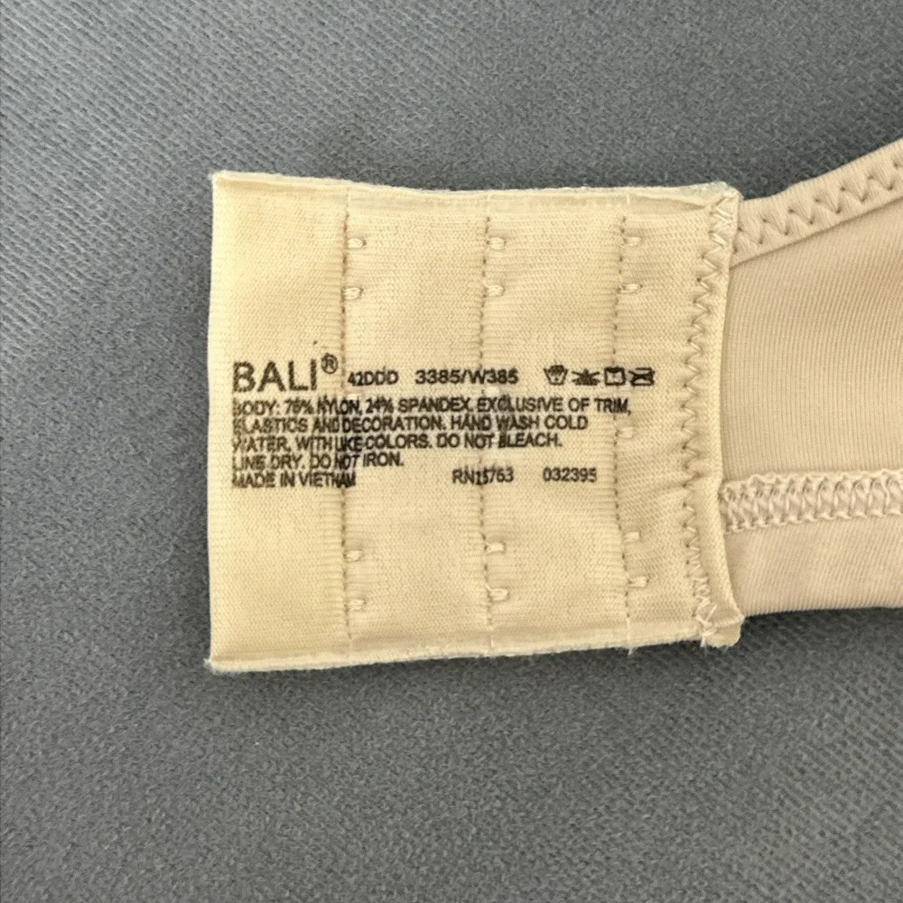 Bali Passion for Comfort Minimizer Underwire Bra Size 42DDD Unlined 3385 - Image 5