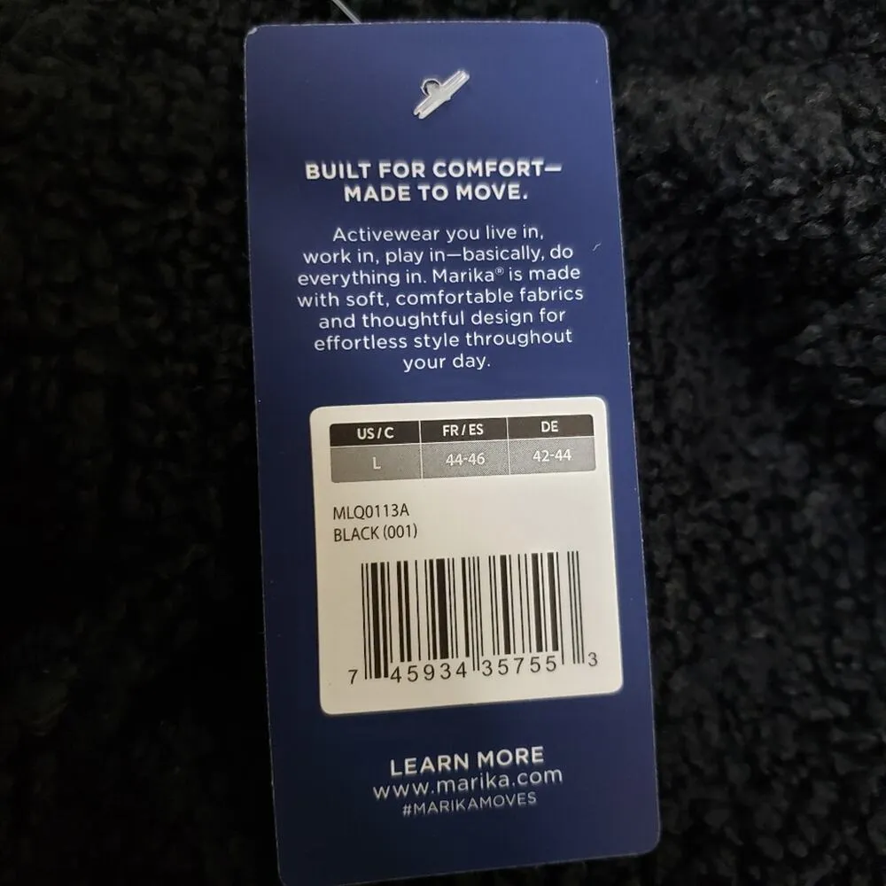 MARIKA Womens Tyra Faux Teddy Fur Pullover Size Large NEW Black - Image 11