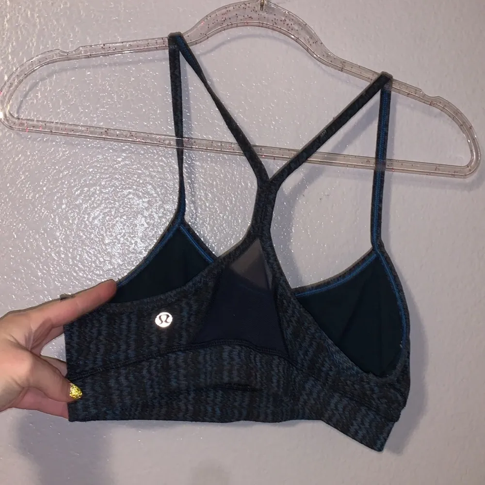 Lululemon Flow Y Bra IV Ziggy Wee October Inkwell - Image 6