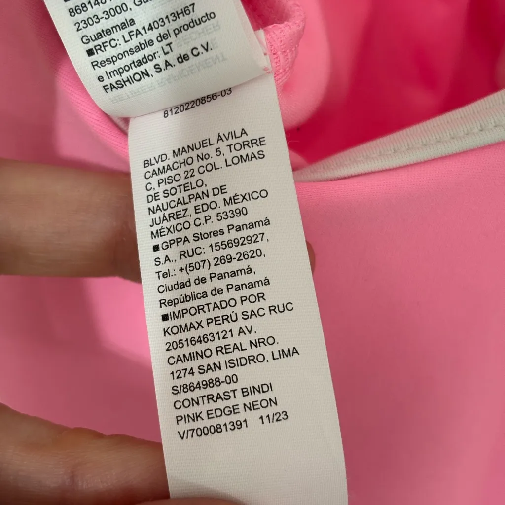 Old Navy Half Zip One Piece Swimsuit in Pink - Size S - Image 8