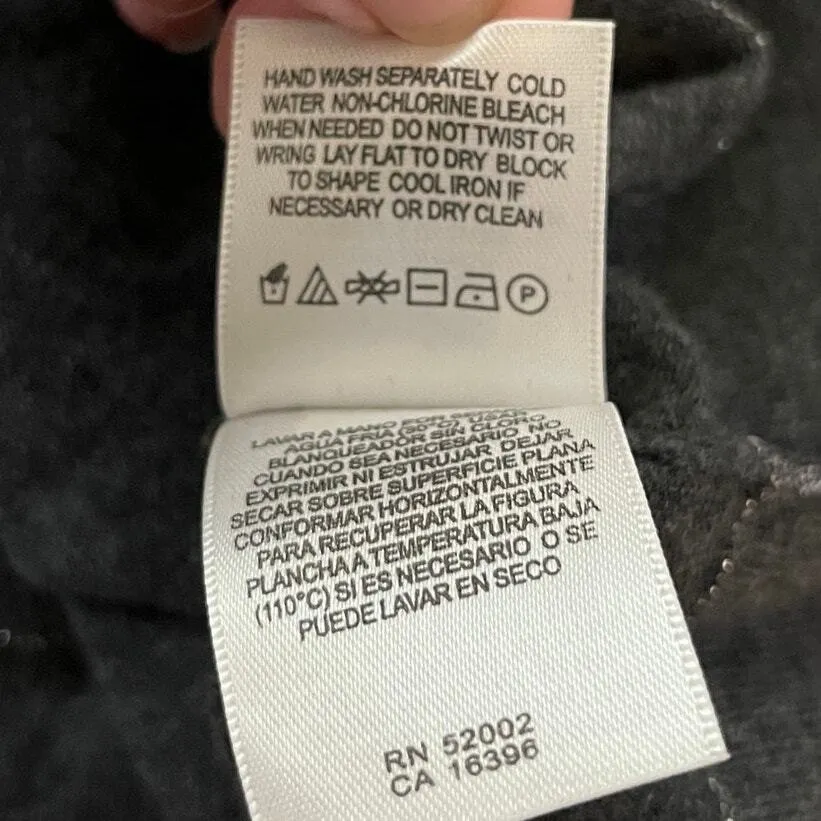 Liz Claiborne XL Gray Sparkle Sweater Silver Trim‎ Y2K Classic Minimalist Chic - Image 8