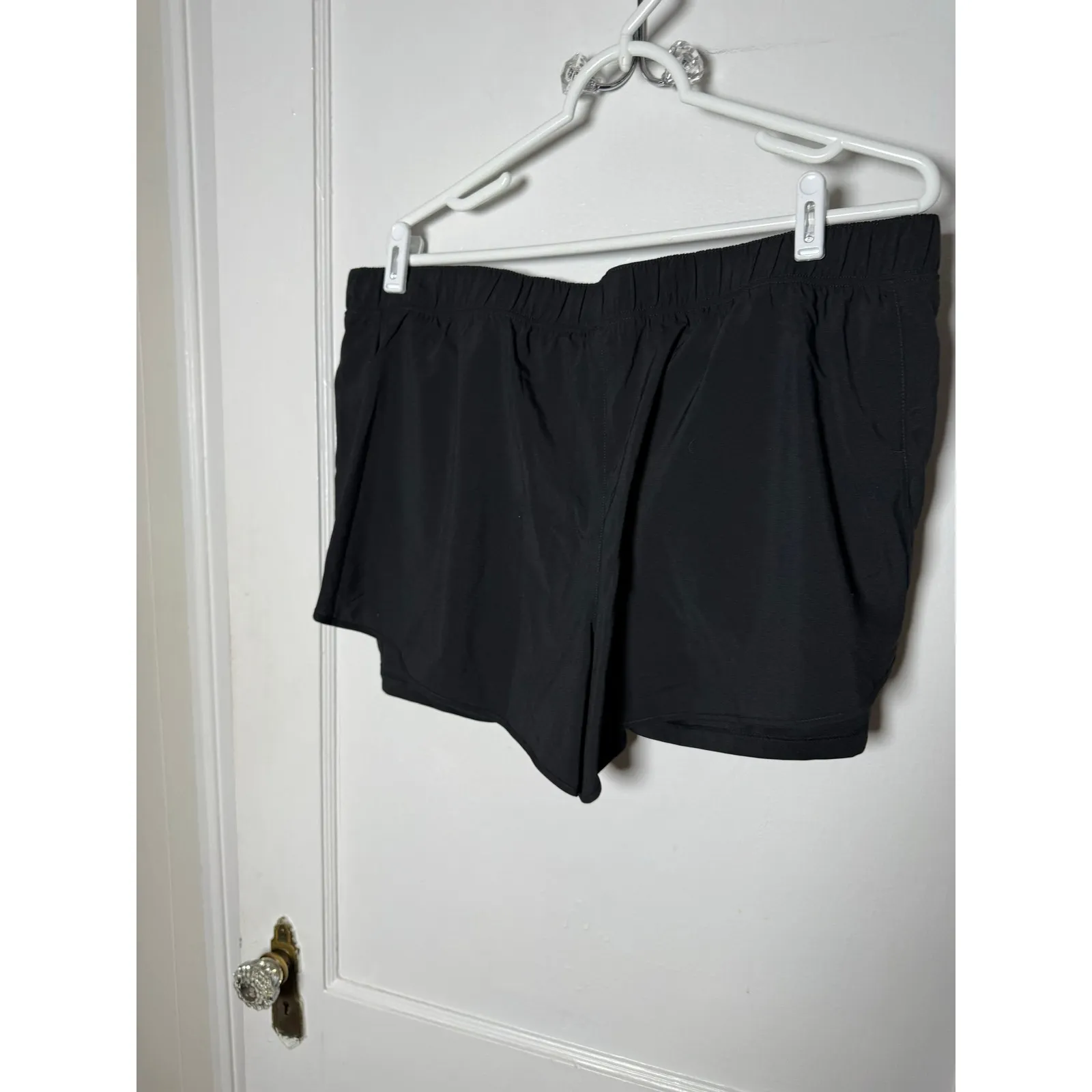 New Balance Black Lined Comfortable Athletic Sporty Running Shorts Women's XL - Image 3
