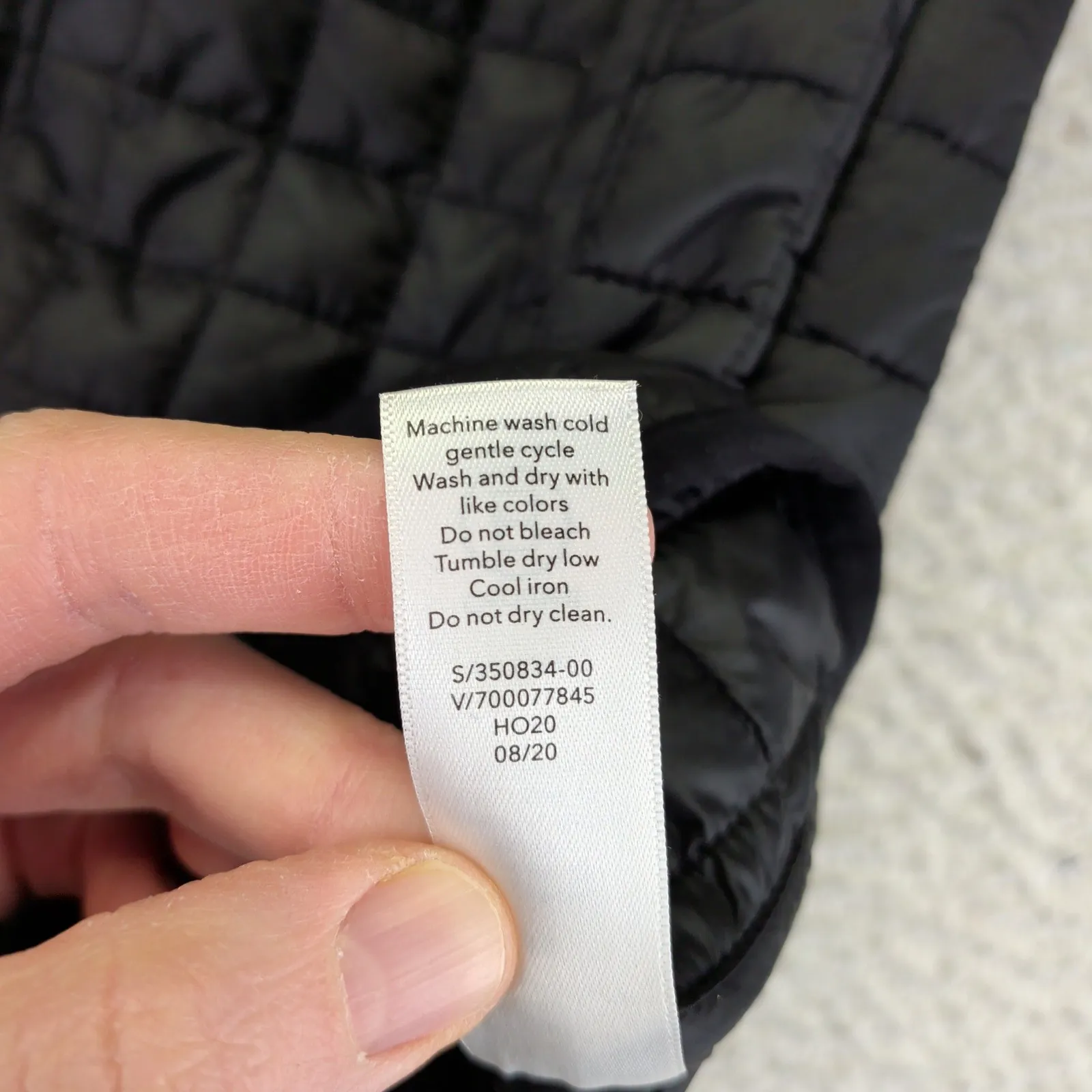 Athleta Grandview Primaloft Shell Quilted Puffer Lightweight Long Jacket XS Blac - Image 6