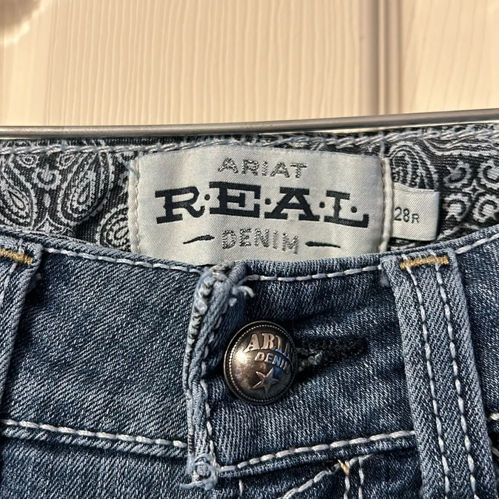 REAL Denim Jeans Mid Rise Boot 28R - Image 4