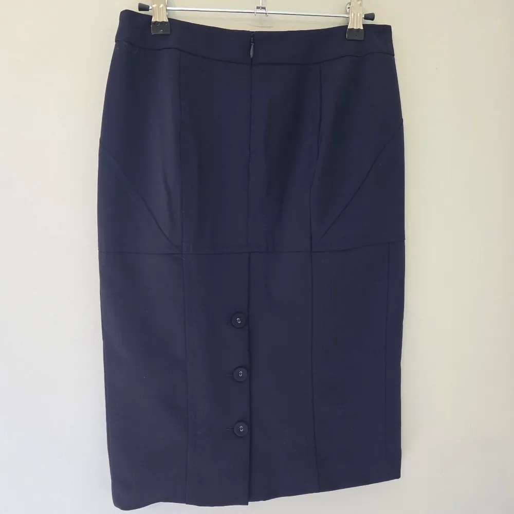 Body by Victoria Navy Blue Pencil Skirt - Image 3